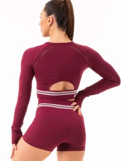 Freestyle Seamless Long Sleeve Crop