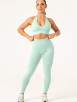 Lift Rib Seamless Halter Sports Bra
