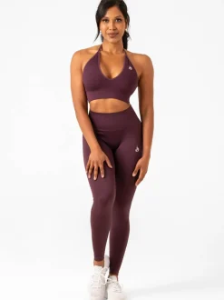 Lift Rib Seamless Halter Sports Bra