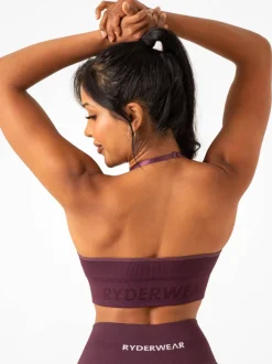 Lift Rib Seamless Halter Sports Bra