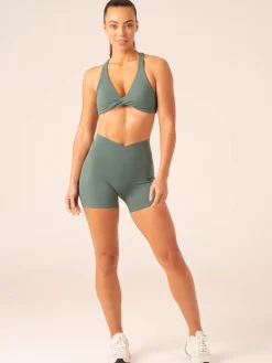 Momentum Cross Over Scrunch Shorts