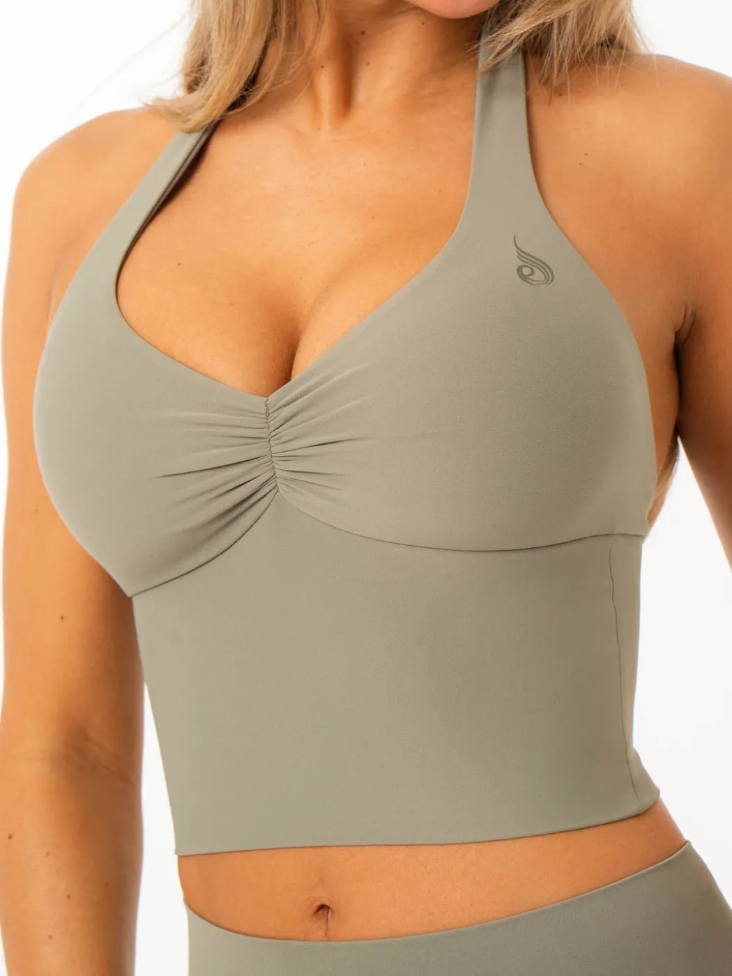 NKD Scrunch Halter Tank