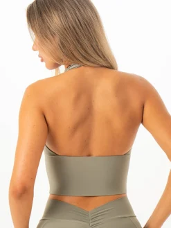 NKD Scrunch Halter Tank