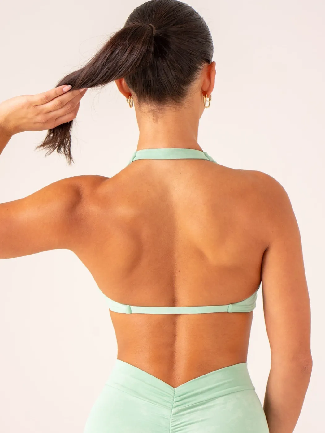NKD Stonewash Halter Sports Bra