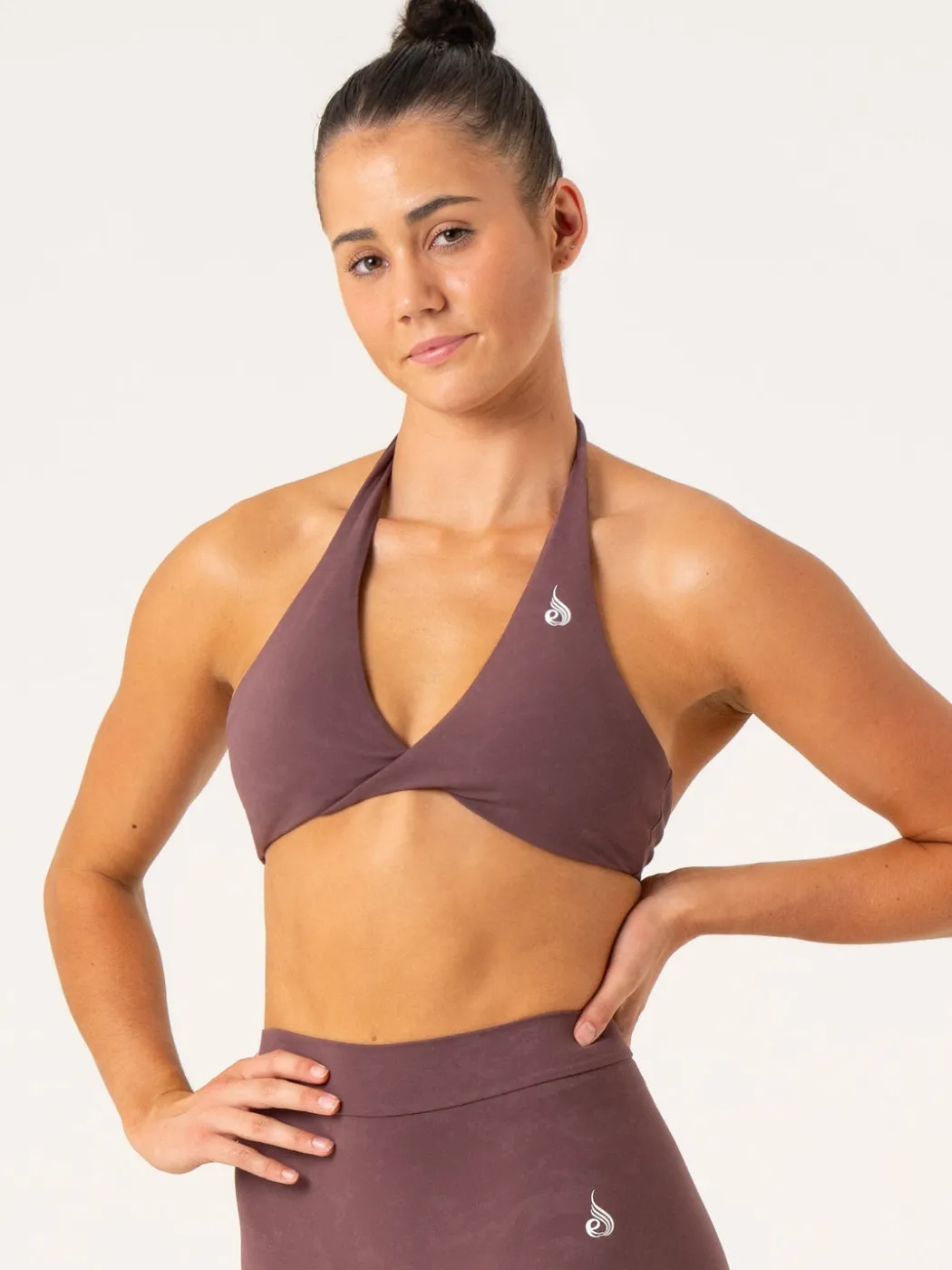 NKD Stonewash Halter Sports Bra
