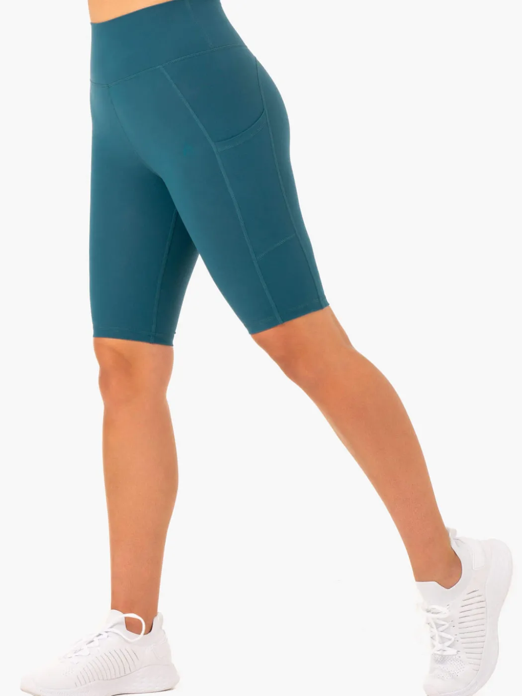 Reset High Waisted Pocket Bike Shorts