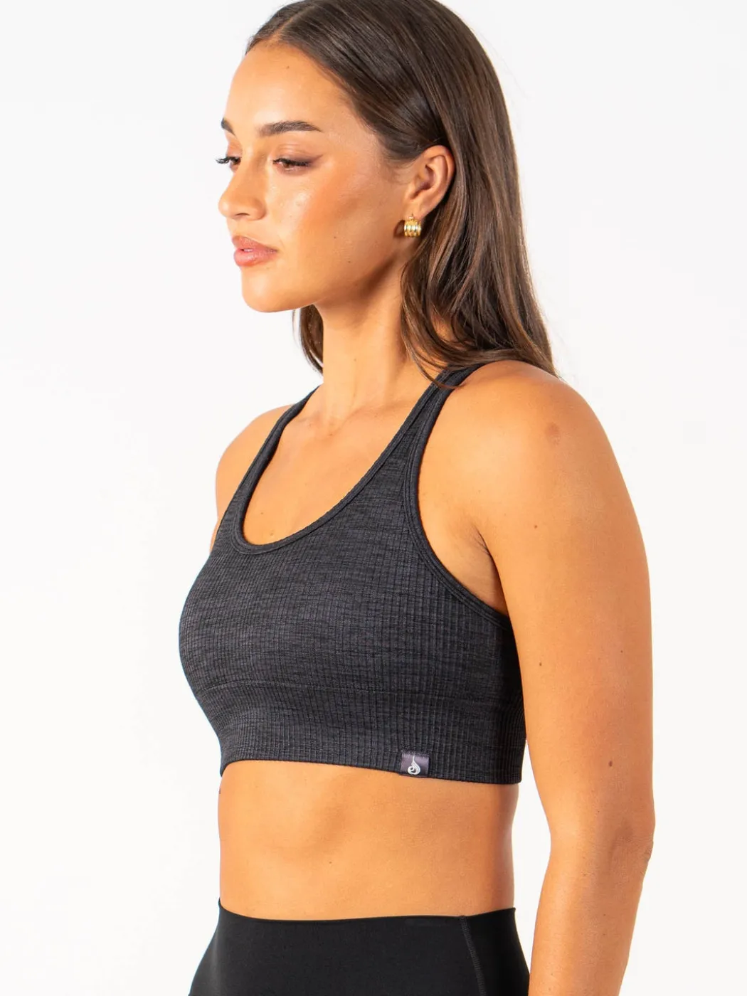 Rib Seamless Sports Bra
