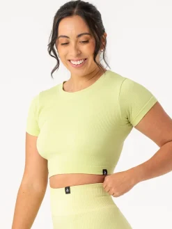Rib Seamless T-Shirt