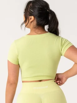Rib Seamless T-Shirt