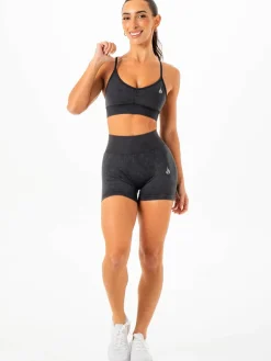 Stonewash Scrunch Seamless Shorts