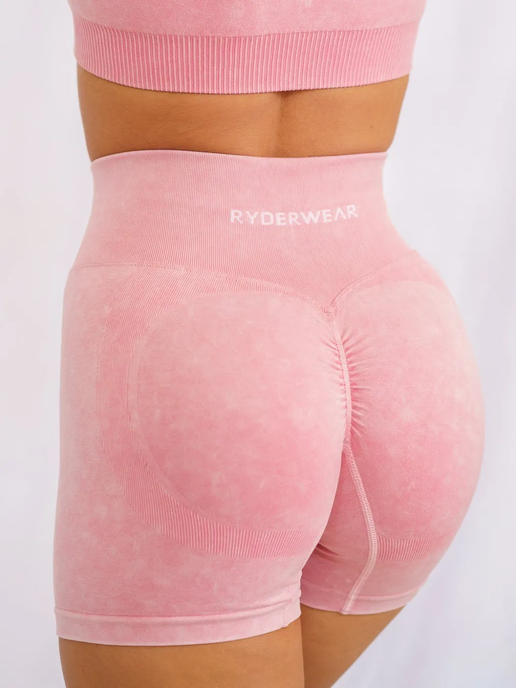 Stonewash Scrunch Seamless Shorts