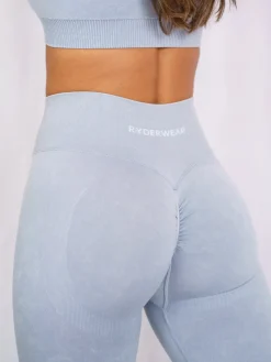 Stonewash Scrunch Seamless Leggings