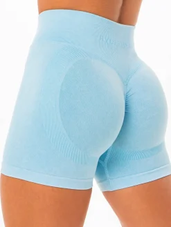 Stonewash Scrunch Seamless Shorts