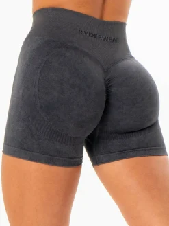 Stonewash Scrunch Seamless Shorts