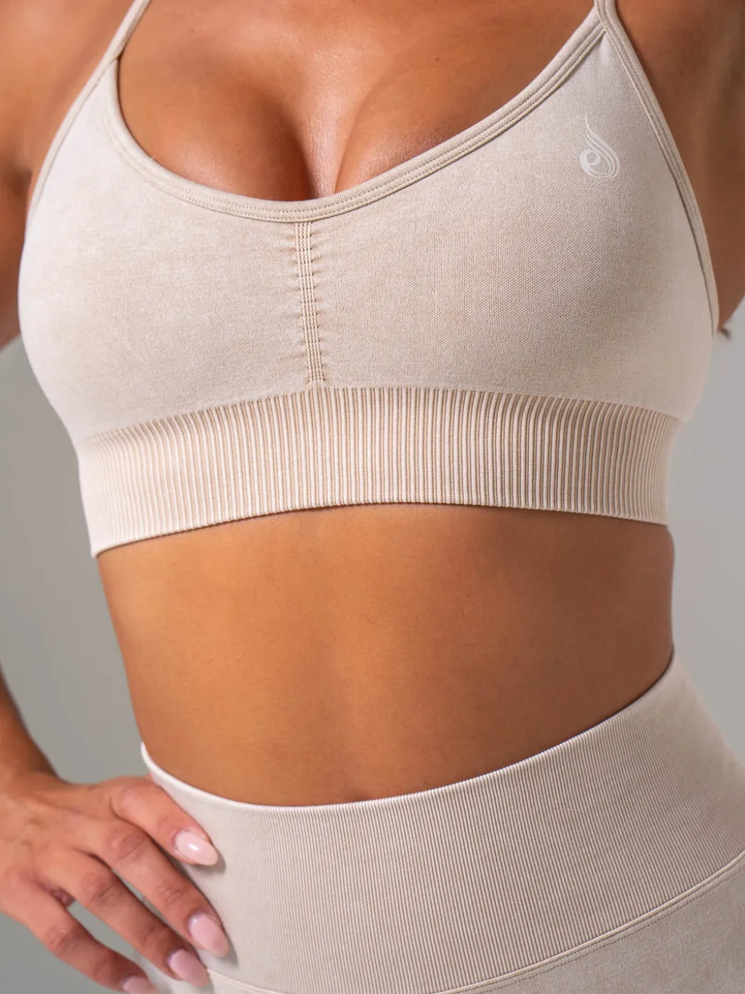 Stonewash Seamless Sports Bra
