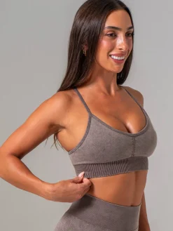 Stonewash Seamless Sports Bra