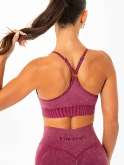 Stonewash Seamless Sports Bra