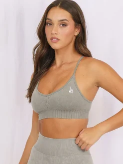 Stonewash Seamless Sports Bra