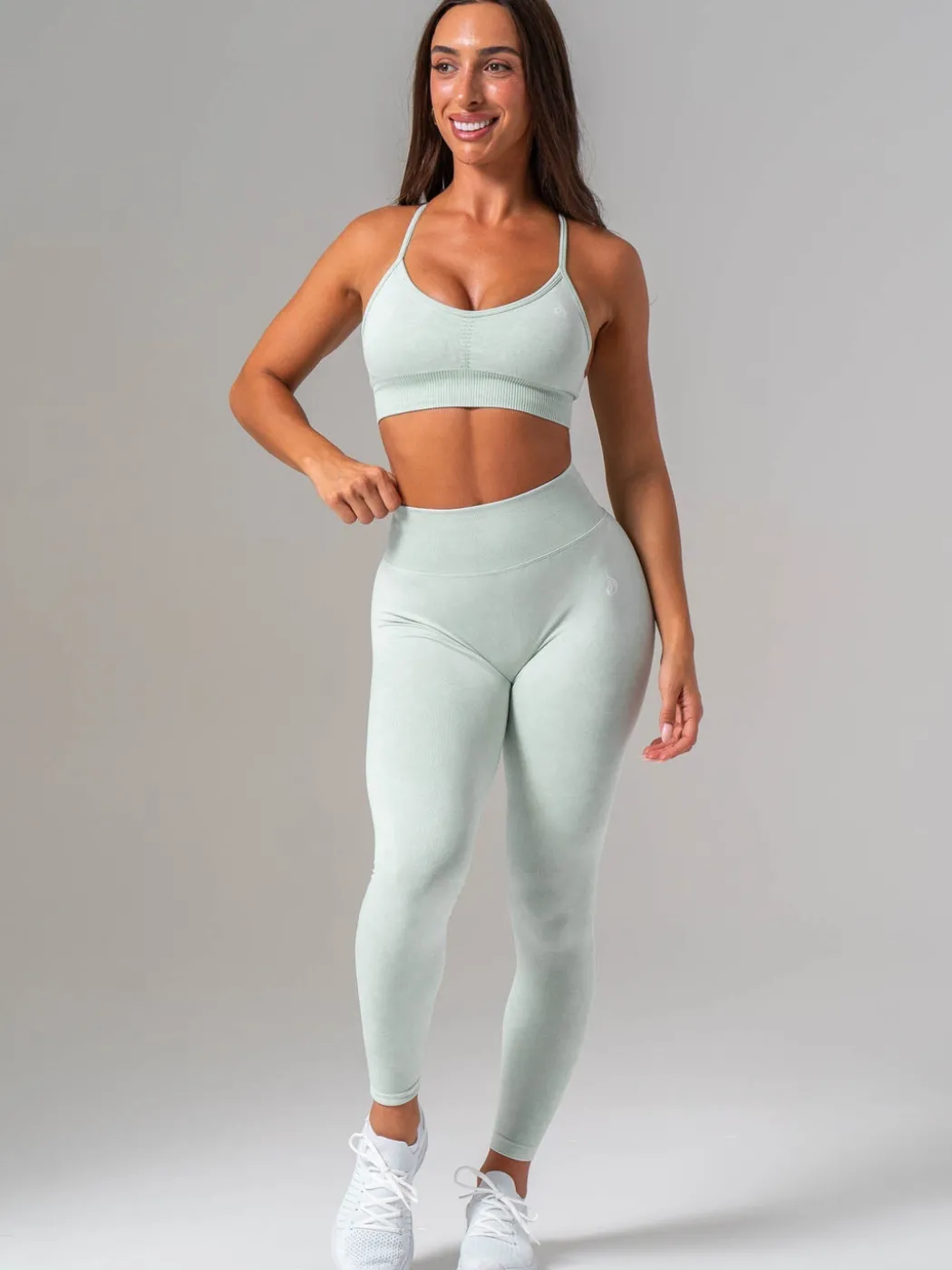 Stonewash Seamless Sports Bra