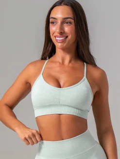 Stonewash Seamless Sports Bra