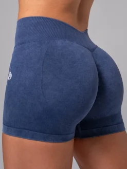 Stonewash Seamless V Back Shorts