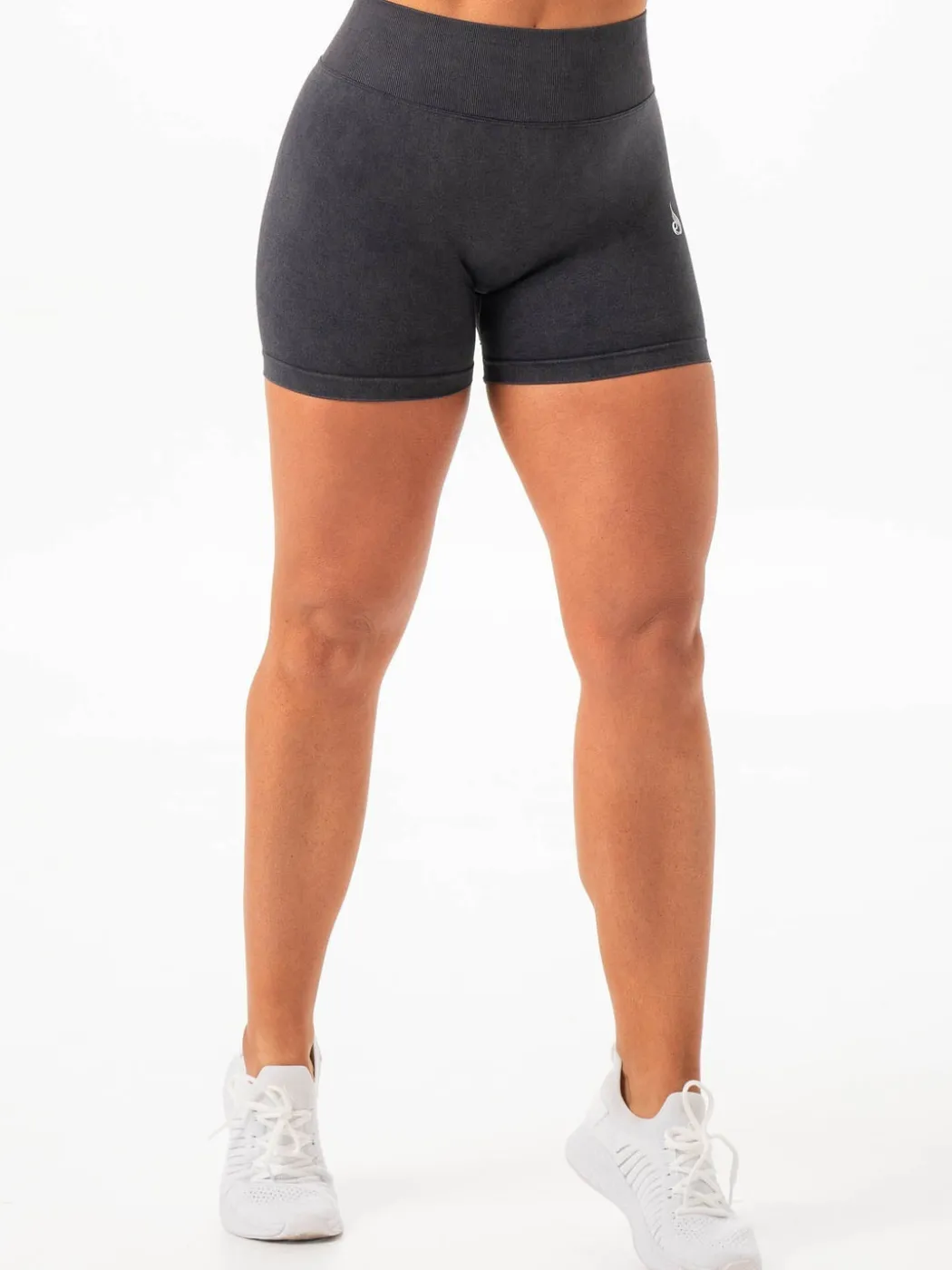 Stonewash Seamless V Back Shorts