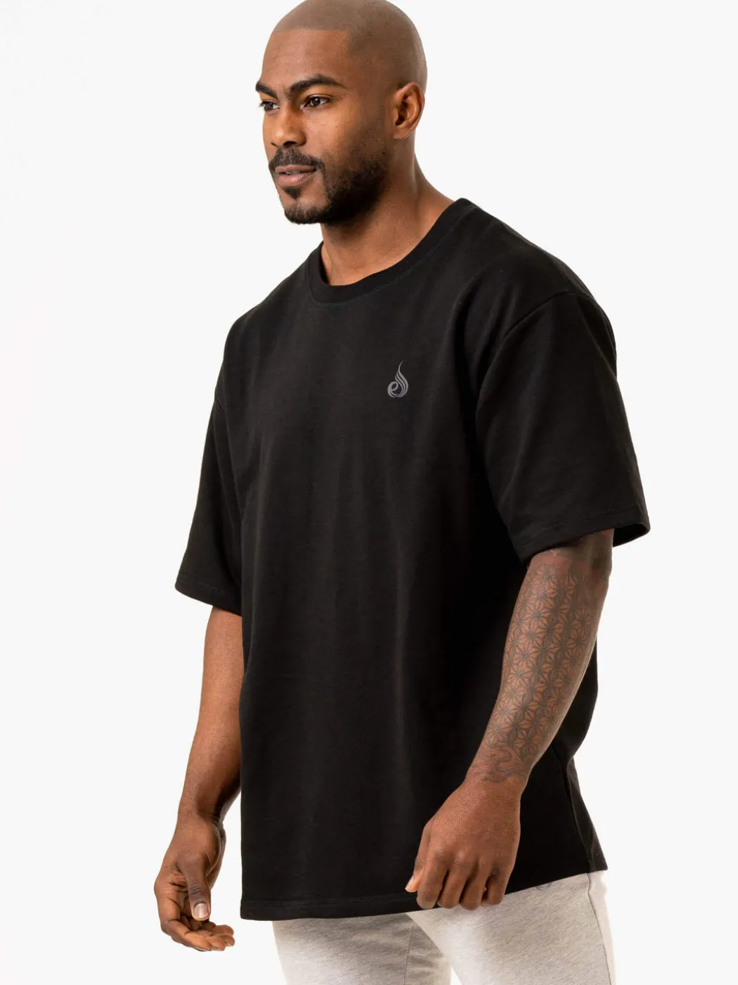 Throwback Oversized Fleece T-Shirt