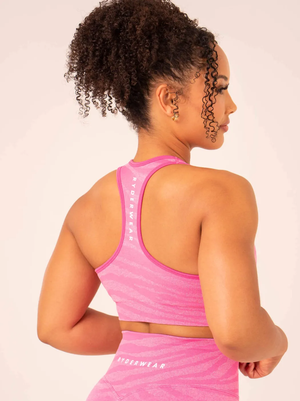 Zebra Seamless Sports Bra